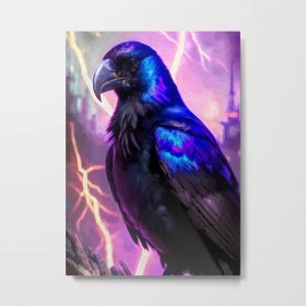 Pitch black raven