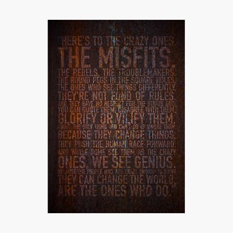 Here's to the crazy ones