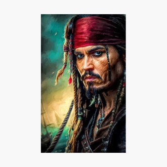Pirate captain Johnny Depp