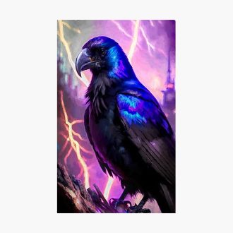 Pitch black Raven